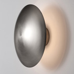 Disco Wall Light - Satin Nickel