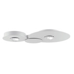 Bugia Double Ceiling Flush Light - Gloss White