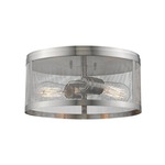 Meshsmith Ceiling Flush Light - Brushed Nickel