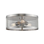 Meshsmith Ceiling Flush Light - Brushed Nickel