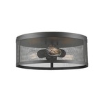 Meshsmith Ceiling Flush Light - Bronze