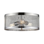 Meshsmith Ceiling Flush Light - Chrome