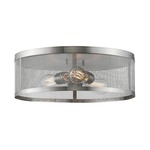 Meshsmith Ceiling Flush Light - Brushed Nickel