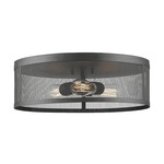 Meshsmith Ceiling Flush Light - Bronze