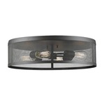 Meshsmith Ceiling Flush Light - Bronze