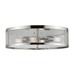 Meshsmith Ceiling Flush Light - Chrome