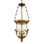 Signature N2336 Pendant - Antique Bronze Patina / Clear