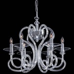 Signature N9176 Chandelier - Chrome / Clear