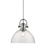 Hines Pendant - Chrome / Seeded