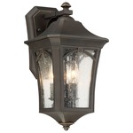 Solida Outdoor Wall Light - Oil Rubbed Bronze / Clear Seeded