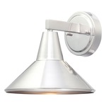 Bay Crest Outdoor Wall Light - Brushed Stainless Steel