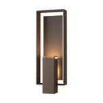 Shadow Box Outdoor Wall Sconce - Coastal Bronze / Coastal Dark Smoke