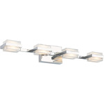 Kamden Bathroom Vanity Light 120V - Chrome / Clear