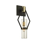 Raef Wall Light - Textured Bronze  / Clear