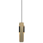 Excalibur Pendant - Sand Black / Brushed Brass