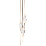 Il Pezzo 12 Round Chandelier - Polished Gold / Crystal