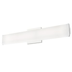 Ferguson Bathroom Vanity Light - Chrome / White