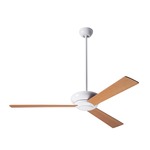 Altus Ceiling Fan - Gloss White / Maple