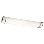 Signature 11304 Ceiling / Wall Light - Brushed Nickel / White