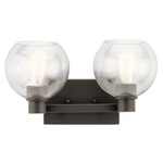 Harmony Bathroom Vanity Light - Olde Bronze / Clear