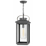 Atwater 120V Outdoor Pendant - Ash Bronze / Clear Seedy