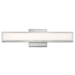 Alto Bathroom Vanity Light - Brushed Nickel / White