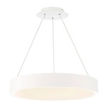 Corso Pendant - White / Frosted
