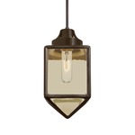 Bravo Mini Pendant - Bronze / Bronze Metallic