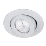 Ocularc 3IN Round Warm Dim Adjustable Downlight Trim - White