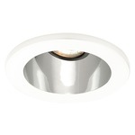 Low Voltage 4IN RD Premium Open Reflector Downlight Trim - White / Specular Clear