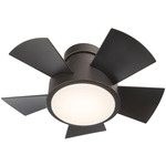 Vox Flush Smart Ceiling Fan with Light - Bronze / Bronze