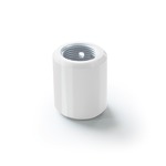 Fan Downrod Coupler - Gloss White