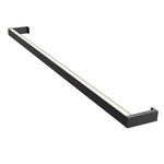 Thin-Line One-Sided Wall Light - Satin Black / White Acrylic