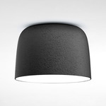 Djembe Ceiling Light Fixture - Black / Grey