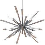 Starburst Pendant - Polished Chrome