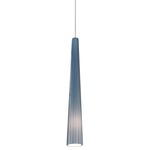 Zenith Freejack Pendant - Satin Nickel / Steel Blue