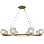 Stella Chandelier - Winter Brass / Clear