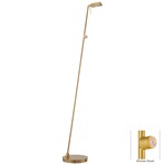 P4314 Led Pharmacy Floor Lamp - Honey Gold