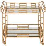 Odeon Bar Cart - Gold Leaf