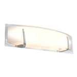 Hyperion Bathroom Vanity Light - Chrome / Opal