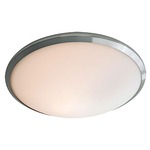 Essex Flush Mount Ceiling/Wall Light - Chrome / Opal