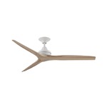 Spitfire Indoor / Outdoor Ceiling Fan - Matte White / Natural