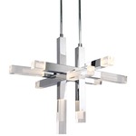 Martelo Pendant - Chrome / Frosted