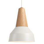 Eikon Basic Pendant - Oak / White