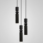 Fulcrum Chandelier - Matte Black