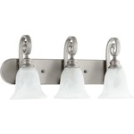 Bryant Bathroom Vanity Light - Faux Alabaster / Classic Nickel