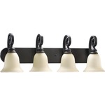 Bryant Bathroom Vanity Light - Amber Scavo / Oiled Bronze