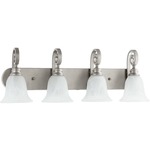 Bryant Bathroom Vanity Light - Faux Alabaster / Classic Nickel