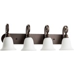 Bryant Bathroom Vanity Light - Satin Opal / Oiled Bronze