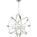 Celeste Sphere Pendant - Polished Nickel